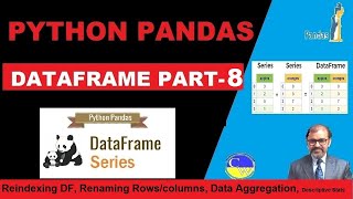 PYTHON PANDAS | DATA FRAMES PART 8 | DATA AGGREGATION | INFORMATICS PRACTICES | CLASS 12 | CBSE