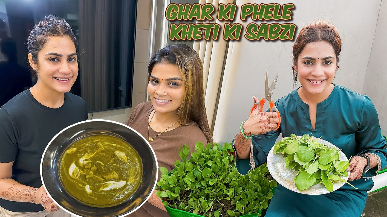 Payal Ke liye special bana Palak panner 