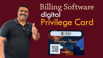 DIGITAL PRIVILEGE CARDS IN RAINTECH POS BILLING SOFTWARE 2023