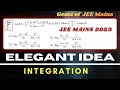 A Beautiful Integration by Parts Trick | Gems of JEE Mains 2023 PYQ