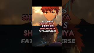 Fate Shirou VS Miyuverse Shirou ||#animedebates #typemoon #fatestaynight #shirouemiya #fatekaleid