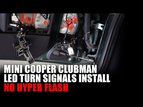 How do LED lights work on 2016 Mini Cooper Clubman rear turn signals - T series 1156