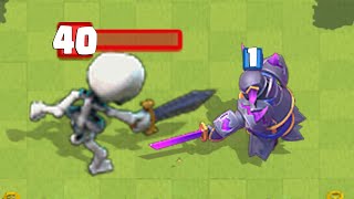 💀Larry Level 40 vs Level 1 cards ...Min vs Max LVL