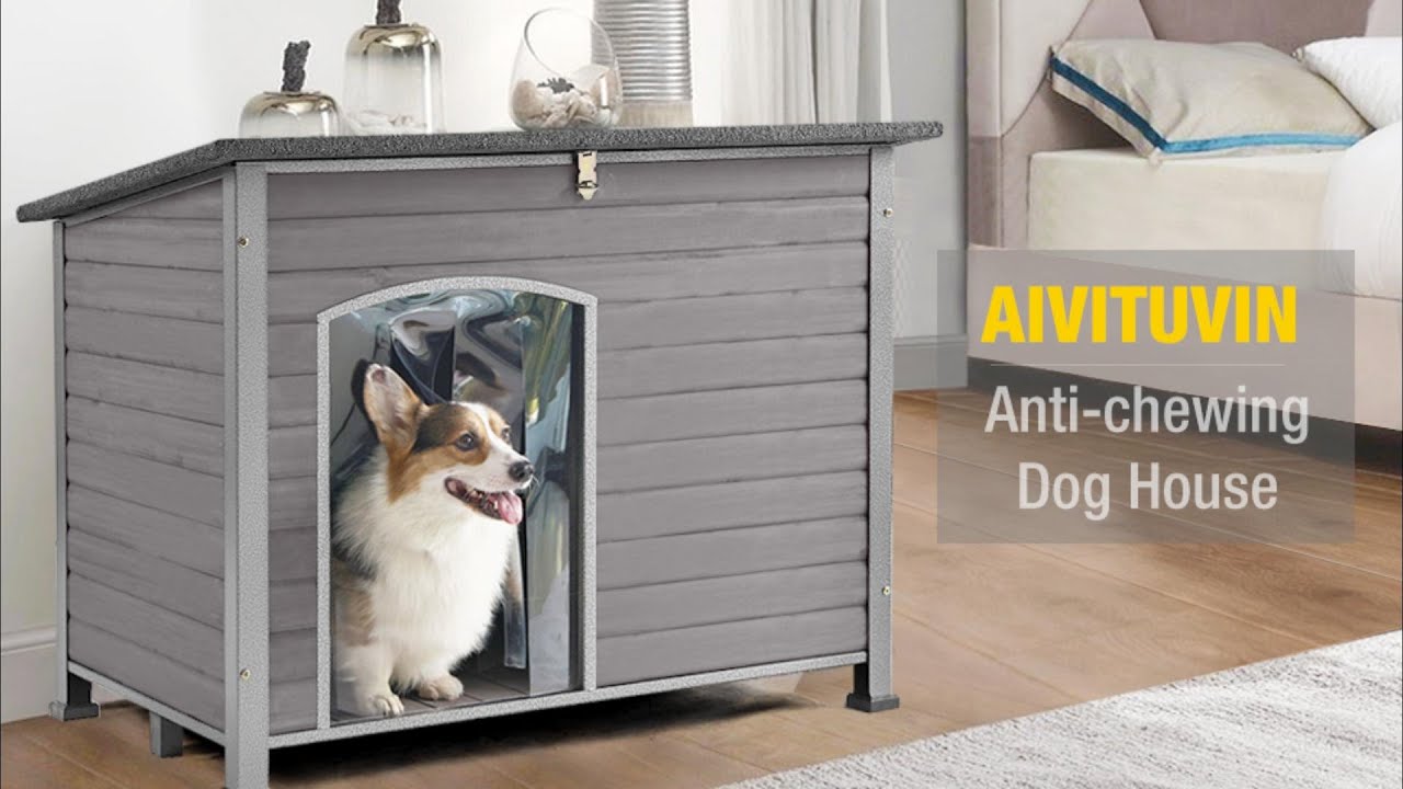 Photo inspiration: Loaded Dog Crate House With Pool Reference: Aivituvin Air73 Wooden Heavy Duty Dog Crates House Strong Iron