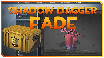 SHADOW DAGGER FADE ► KNIFE INSPECT & ANIMATION ► CS GO