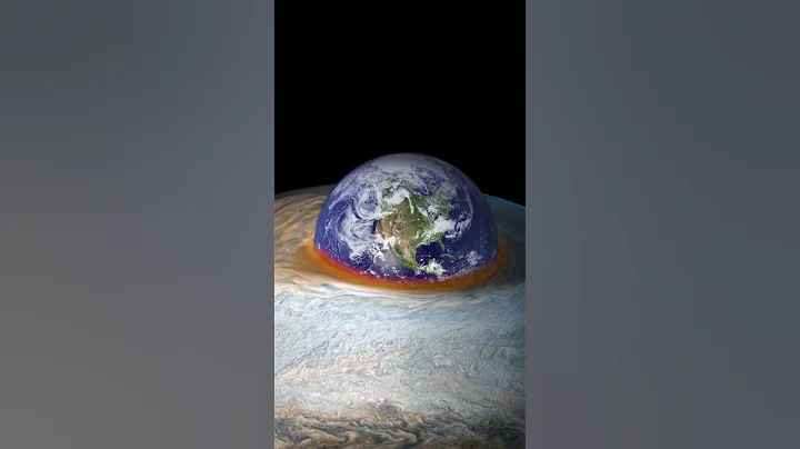 You could easily fit Earth into Jupiter's Great Red Spot, a long-lived giant storm system. #jupiter