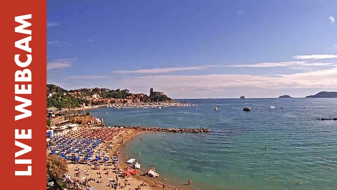 Webcam Live Lerici Venere Azzurra (SP) - Panorama dall'Hotel Florida Lerici