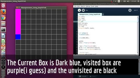 Try#7 Maze Generator Using Depth First Search (with Description)