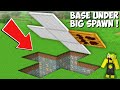 I Found BIG PASSAGE UNDER HUGE GOLEM SPAWN WITH SUPER ITEMS in Minecraft ? SECRET BASE !