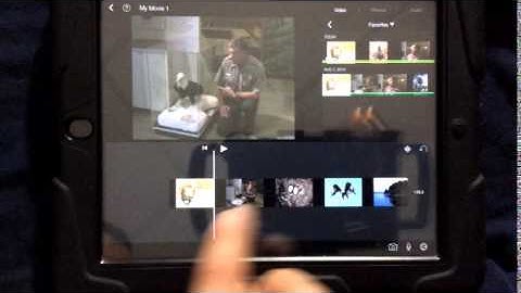 How to "See" sound(turn on waveforms) in iMovie for iPad