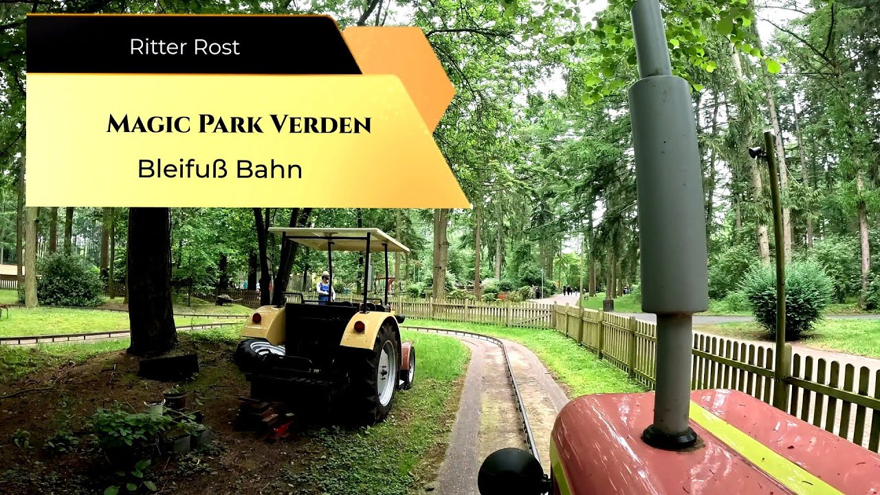 Bleifuß Bahn (Onride) / Ritter Rost Magic Park Verden 2024 / Traktorbahn Freizeitpark