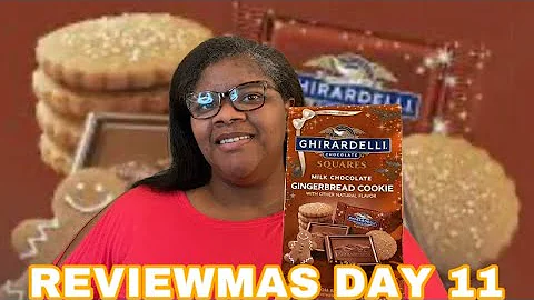GHIRARDELLI GINGERBREAD COOKIE CHOCOLATE SQUARES R...