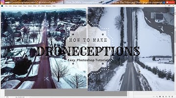 How To Turn Drone Photos into Droneceptions! Easy Photoshop Tutorial!