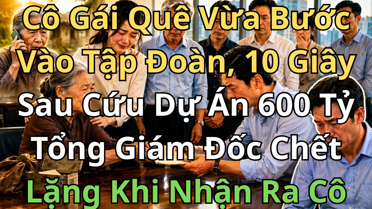 Cô Gái Quê Vừa Bước Vào Tập Đoàn, 10 Giây Sau Cứu Dự Án 600 Tỷ Tổng Giám Đốc Chết Lặng Khi Nhận RaCô