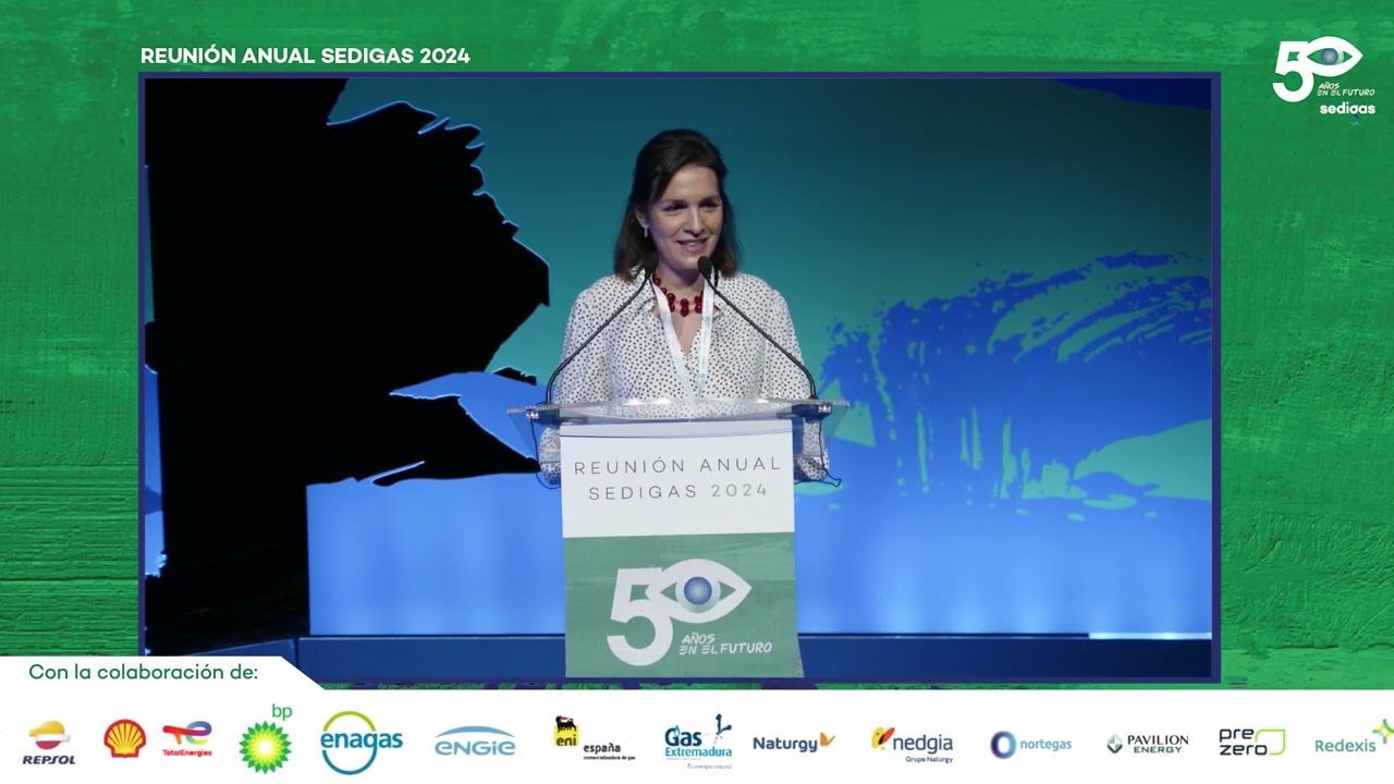 Reunión Anual Sedigas 2024. Apertura Institucional - Cristina Lobillo