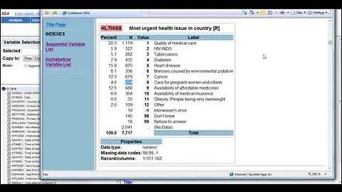 Survey Documentation and Analysis SDA with South Caucasus Data 1
