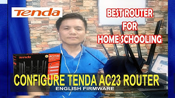 How to Configure Tenda AC23 Router English Firmware