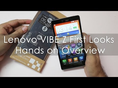 Lenovo VIBE Z K910 First looks & Hands on Overview