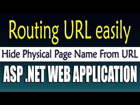 URL routing in ASP.net C# | Hide physical page name from URL in ASP .net | Route URL