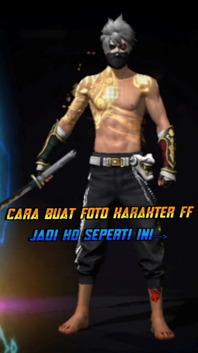 CARA EDIT FOTO KARAKTER FF JADI HD || TANPA APLIKAS!!!#ffshorts#ff#hd#freefire#shorts#viral