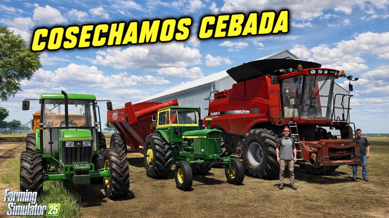 COSECHANDO EL TOLES MAS GRANDE DE LA CHACRA CON CEBADA 🚜| FS25 EN DIRECTO | RESHADE GAMEPLAY