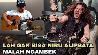 Download Lagu LAH NGAMUK ❗ Gitaris Ahli Coba Niru Teknik Gitar Alip Ba Ta Malah Ngembek Terlalu Sulit MP3