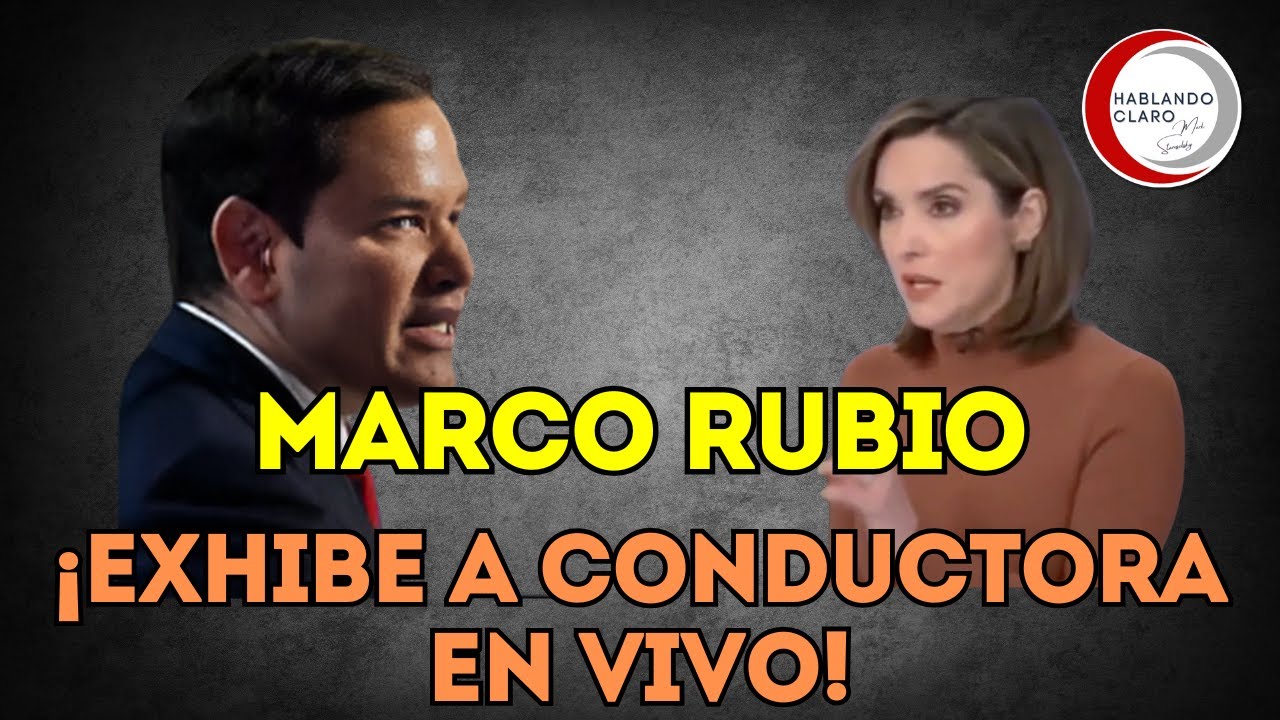 ⁣MARCO RUBIO EXHIBE A CONDUCTORA ¡EN VIVO! #markstaroselsky #hablandoclaroconmarkstar
