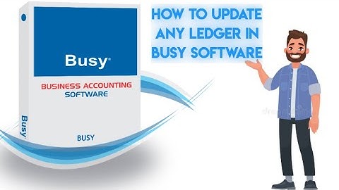 How to update any ledger in busy software || Commerce Tech Yash || Yash Maheshwari || YouTube