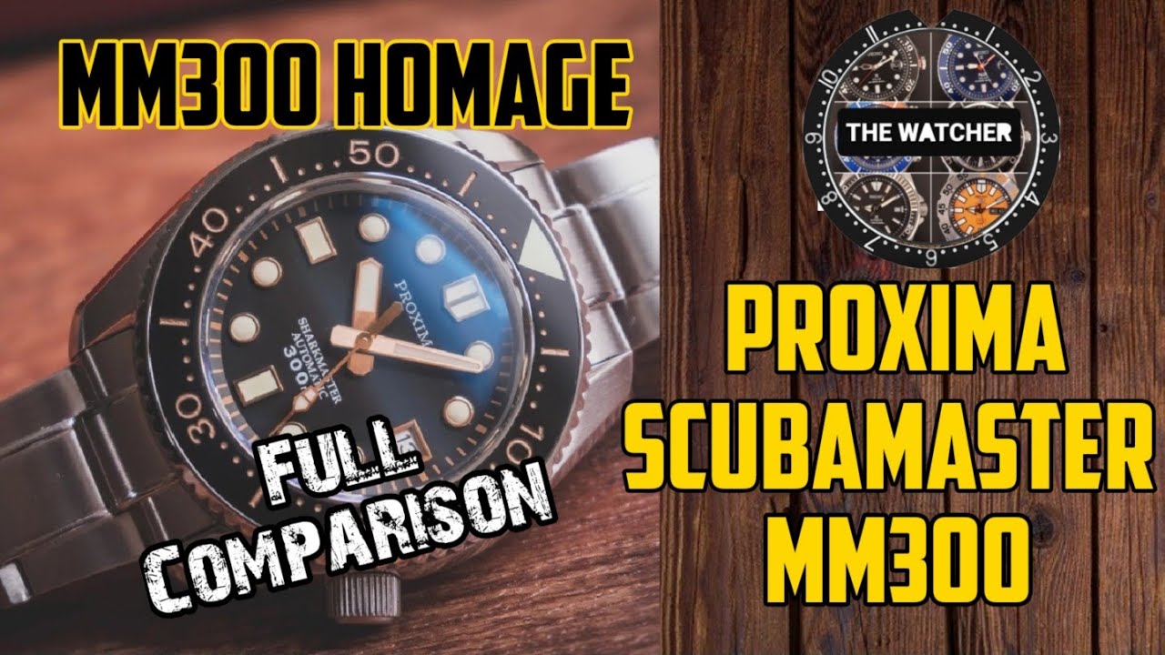 Proxima Scubamaster MM300 ⌚ - Seiko MM300 homage - Full Review | The  Watcher - YouTube