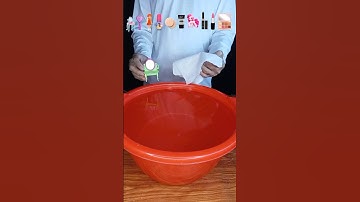 Try to guess how many tissue paper it tooks! #water #waterexperiment #asmr #satisfying  #funny