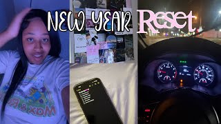 my 2025 NEW YEAR RESET💕🎀| cleaning, organizing, vision boards + more