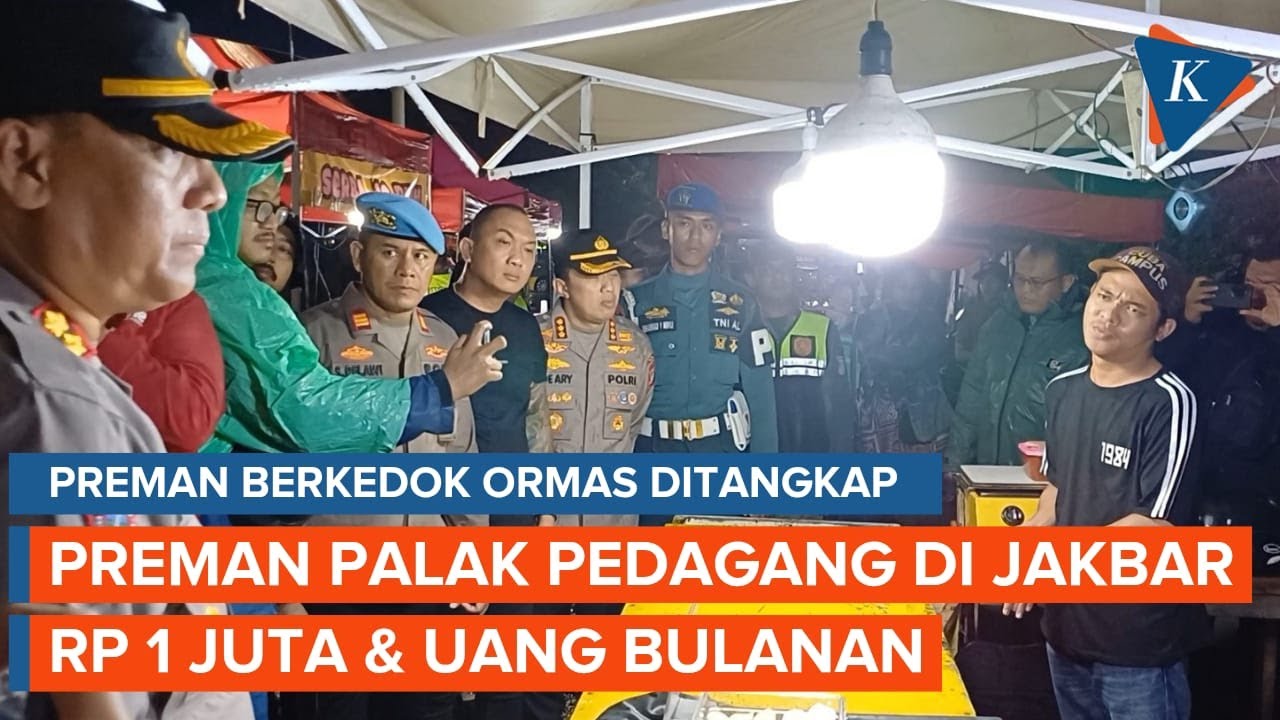 Preman Paksa Minta Uang Bulanan hingga Biaya Listrik ke Pedagang di Puri Indah Jakbar