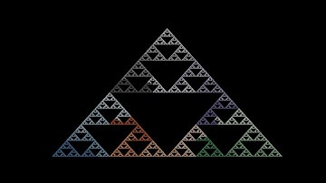 L-System | Iteration 5 | Sierpiński Arrowhead Curve
