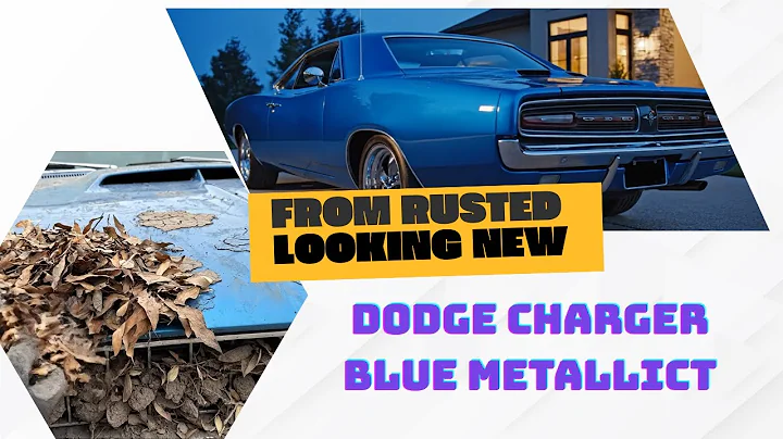 Asmr Car Restoration! Full Restoration of a Dodge Charger from Total Disrepair to Looking New