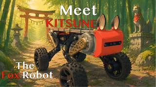 Try Making Four Wheeled-Legs Robot | Kitsune The Fox Robot