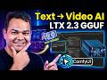 LTX 2.3 ComfyUI GGUF - Run on Low VRAM, Text to Video Test