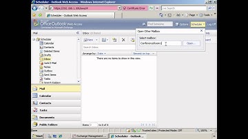 Accessing Resource Mailbox Settings using Outlook Web Access in Exchange 2007