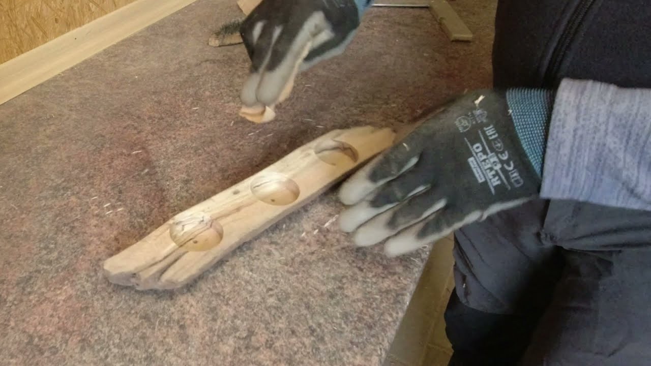 Kerzenhalter aus Treibholz