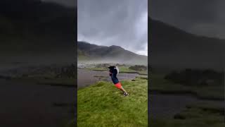 Summer in Ireland 🇮🇪 #shorts #shortsfeed #strongwind