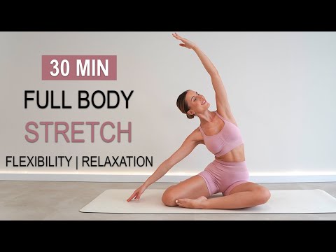 30 Min FLEXIBILITY + STRETCHING ROUTINE, Relaxation, Beginner Friendly, YOGA inspired | NO REPEAT