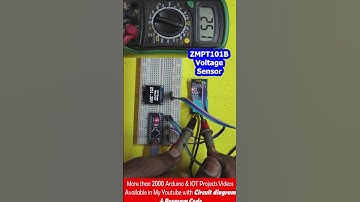 ZMPT101B OLED Voltage monitor | Arduino ZMPT101B Voltage Monitoring | Arduino OLED Voltage Display