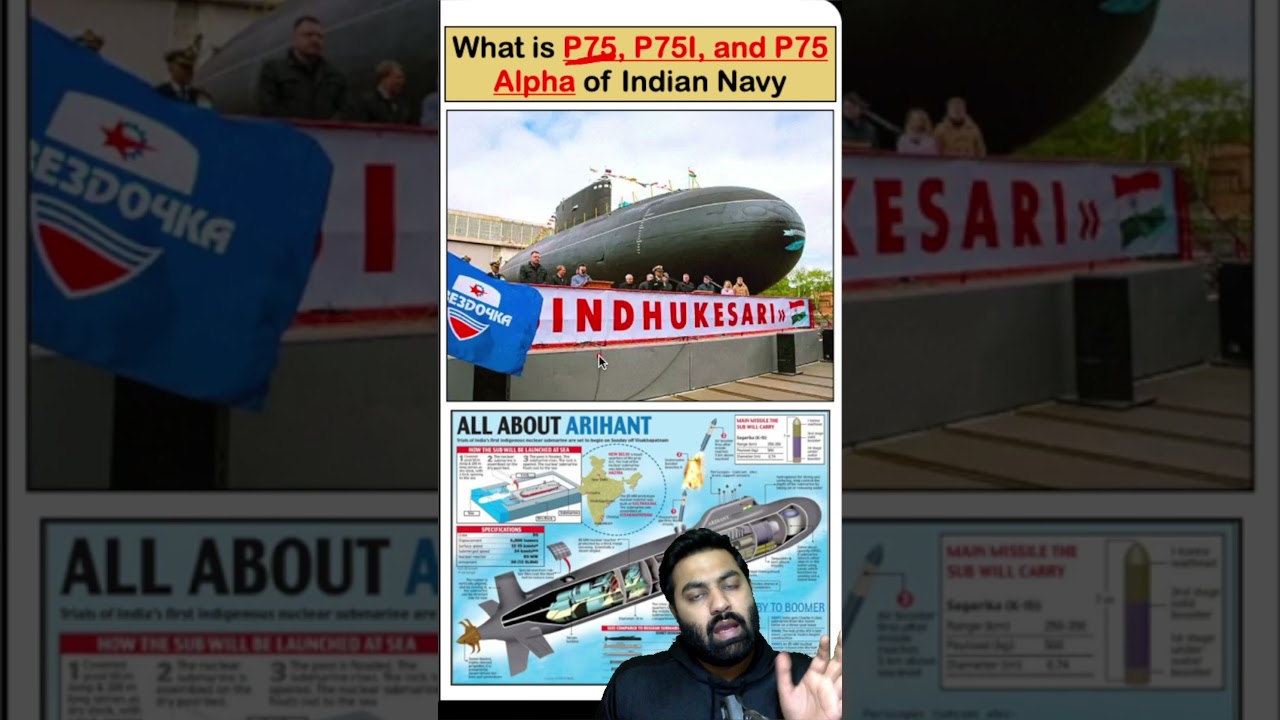 What is P75, P75I, and P75 Alpha of Indian Navy 