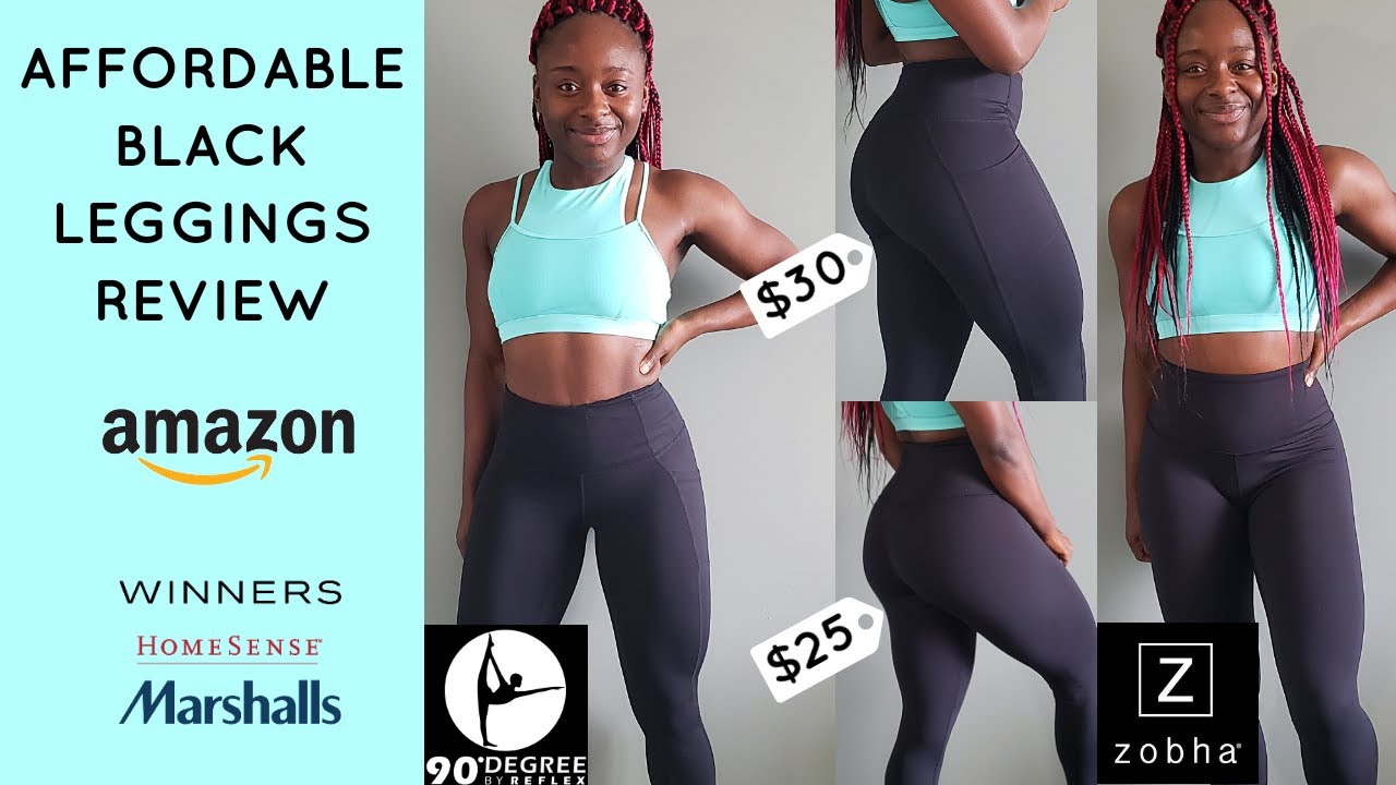 Affordable Black Leggings - 90 degree by reflex & Zobha Clothing