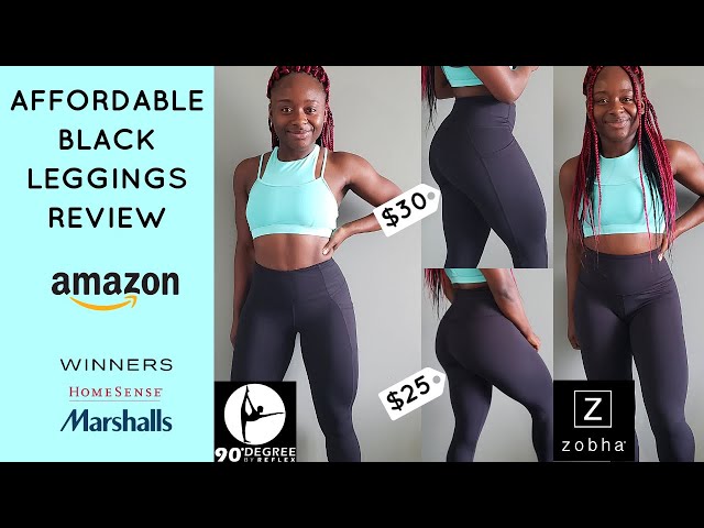Affordable Black Leggings - 90 degree by reflex & Zobha Clothing