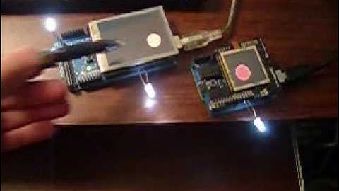 TouchShield Running on the Arduino Mega