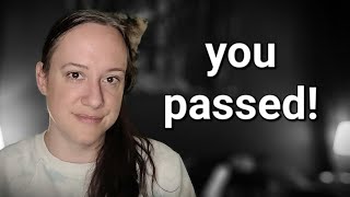 You passed a VERY crucial test 🙌 Tutorial