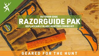 COMPACT HUNTING KNIFE KIT | Outdoor Edge RazorGuide Pak screenshot 2
