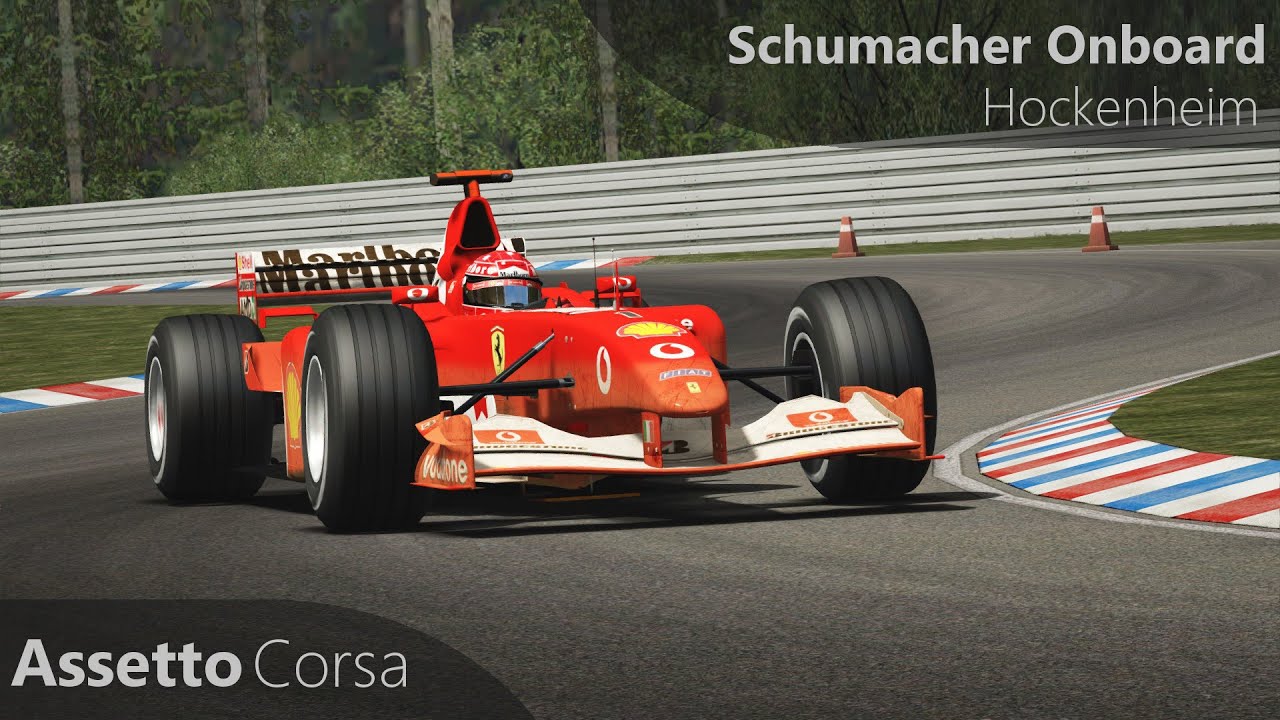 Assetto Corsa Schumacher Onboard Hockenheimring (old layout)