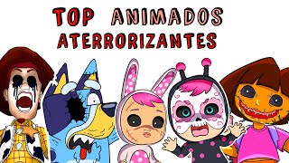 TOP TERROR CON DESENHOS ANIMADOS 😵 Draw My Life Português