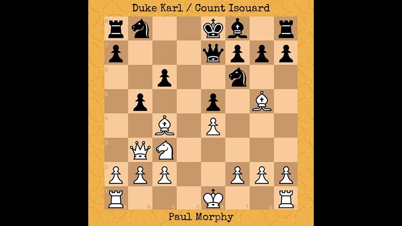 The Most Famous Chess Game of All Time YouTube